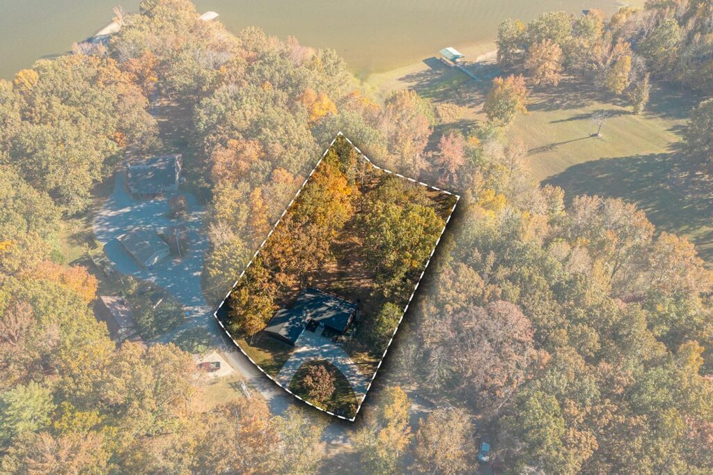 Lot Lines from an aerial view
