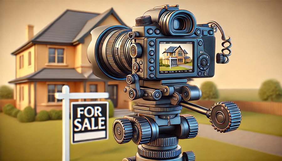 Real Estate Photographer taking images